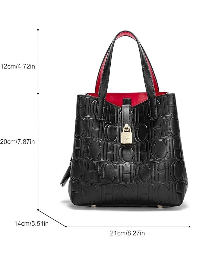 سي اتش سي اتش حقيبة حمل كبيرة للسيدات من CHCH - حقيبة يد متعددة الاستخدامات للتنقل اليومي مع حزام كتف عصرية - Image 2